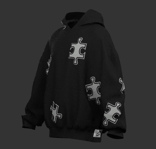 PUZZLE HOODIE (MOONGLOW)